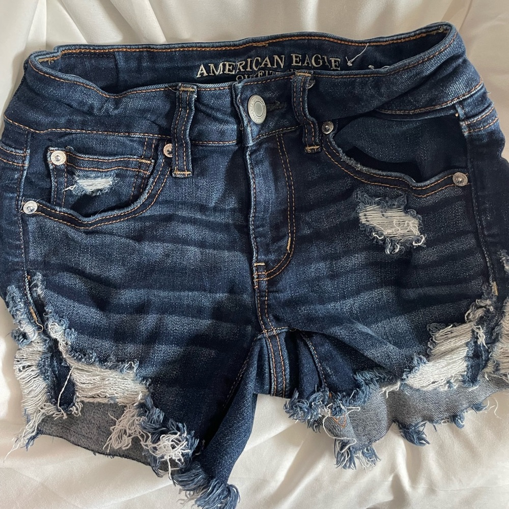 American eagle jean shorts
